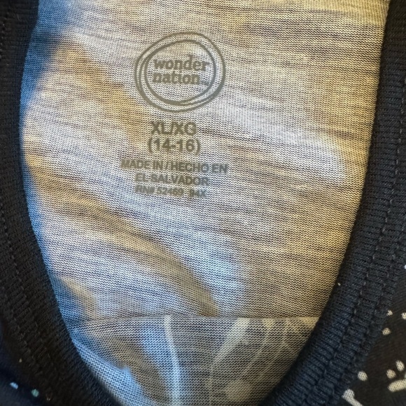 Wonder Nation Black Short Sleeve Tee Bold Graphic - Picture 2 of 3